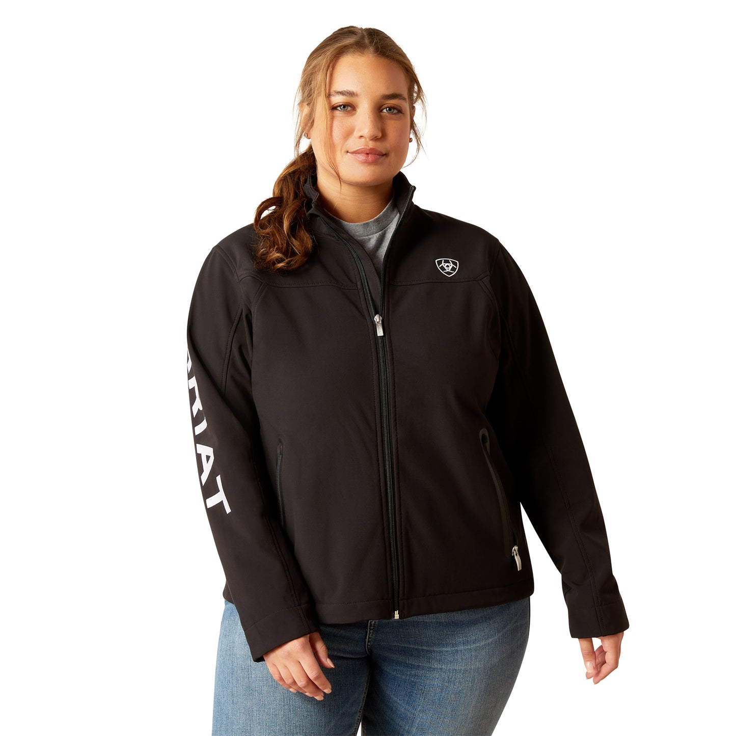 Black New Team Softshell Jacket