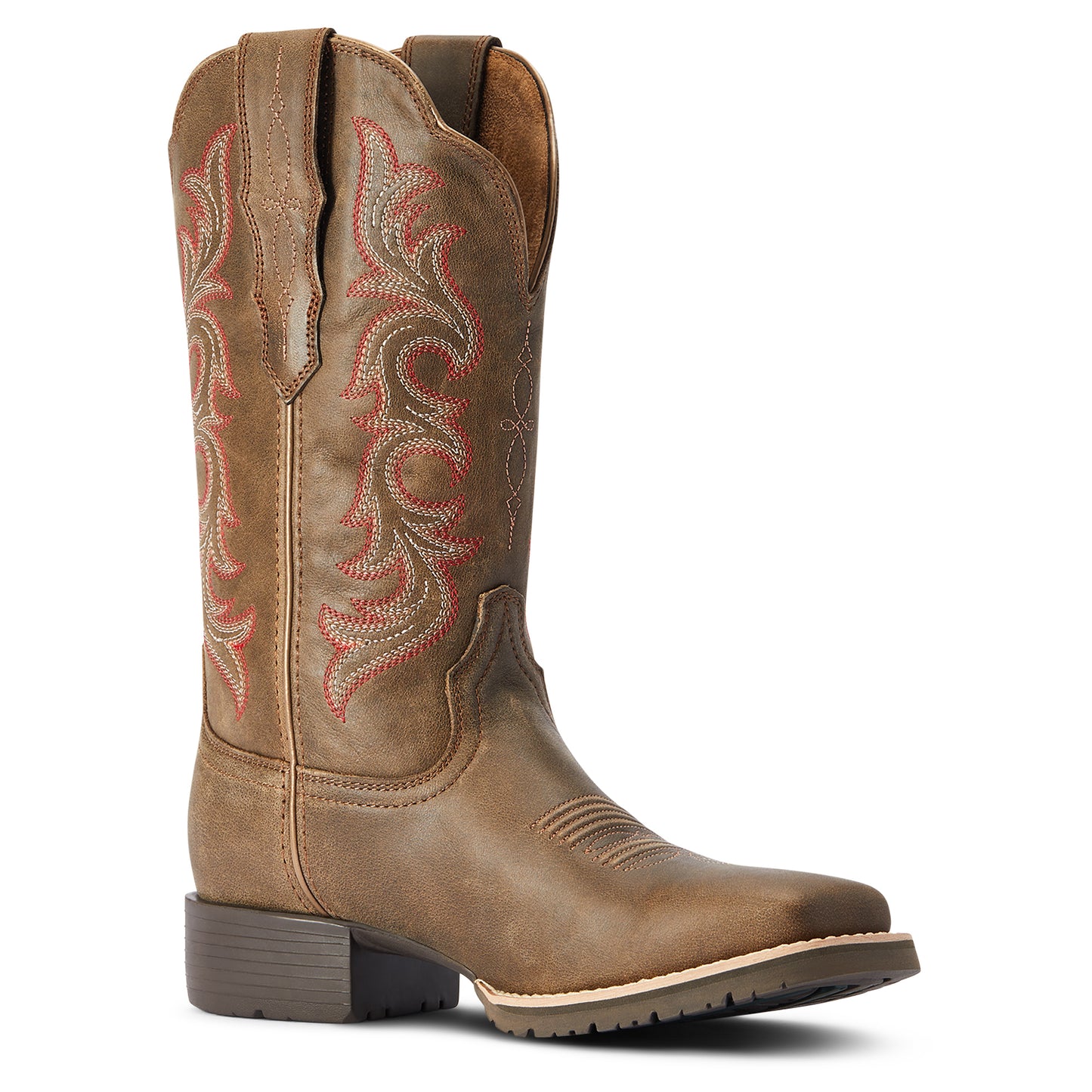 Hybrid Rancher StretchFit  Brown Western Boot