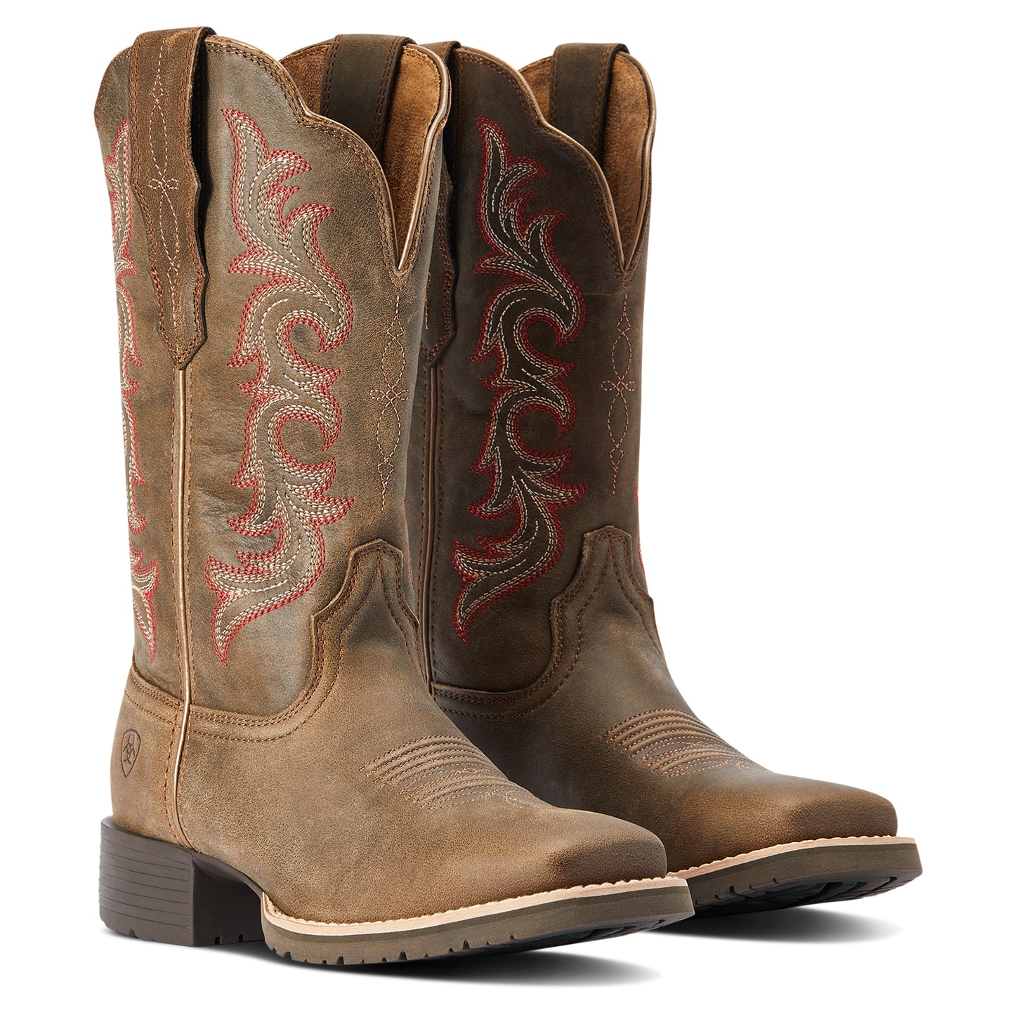 Hybrid Rancher StretchFit  Brown Western Boot