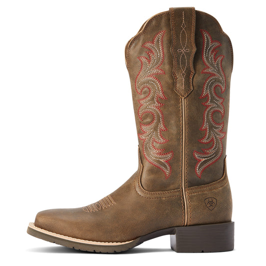 Hybrid Rancher StretchFit  Brown Western Boot