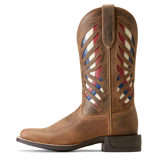 Longview Brown Western Boot