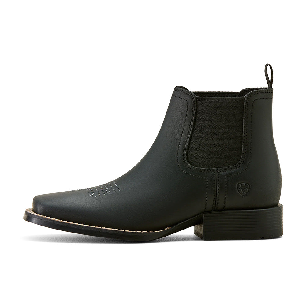 Booker Black Chelsea Western Boot