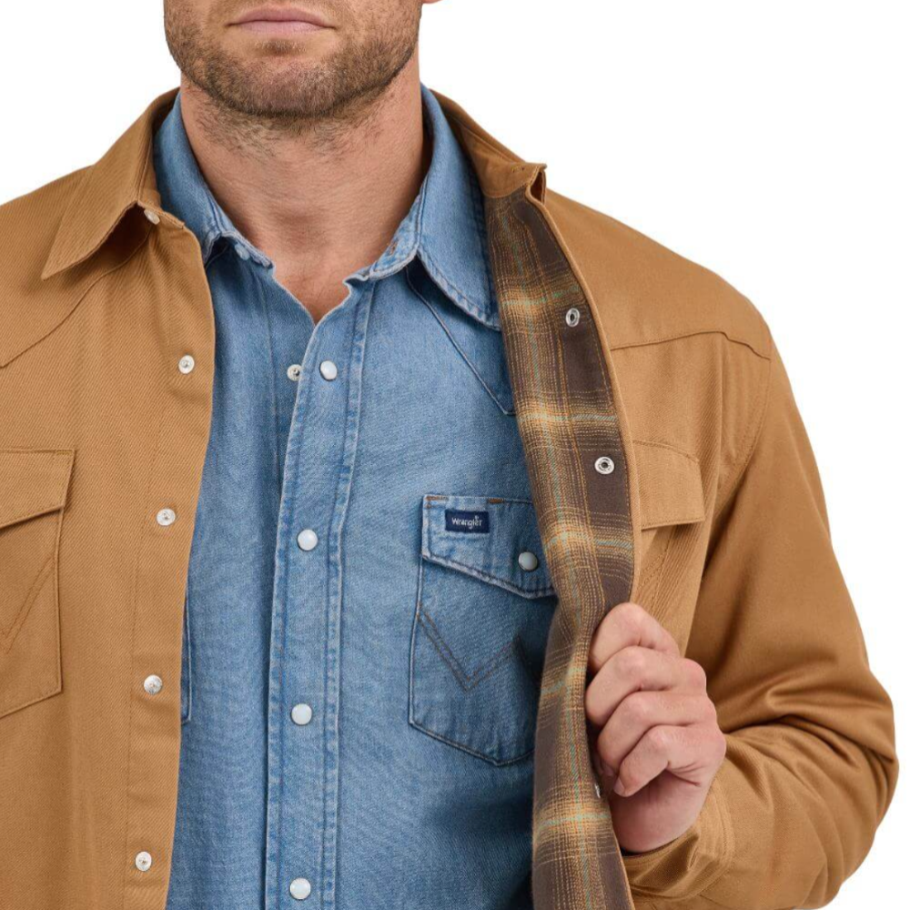 Flannel Lined Shirt Rawhide