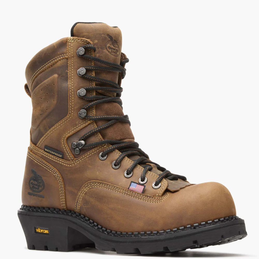 USA Logger Composite Toe Waterproof Work Boot
