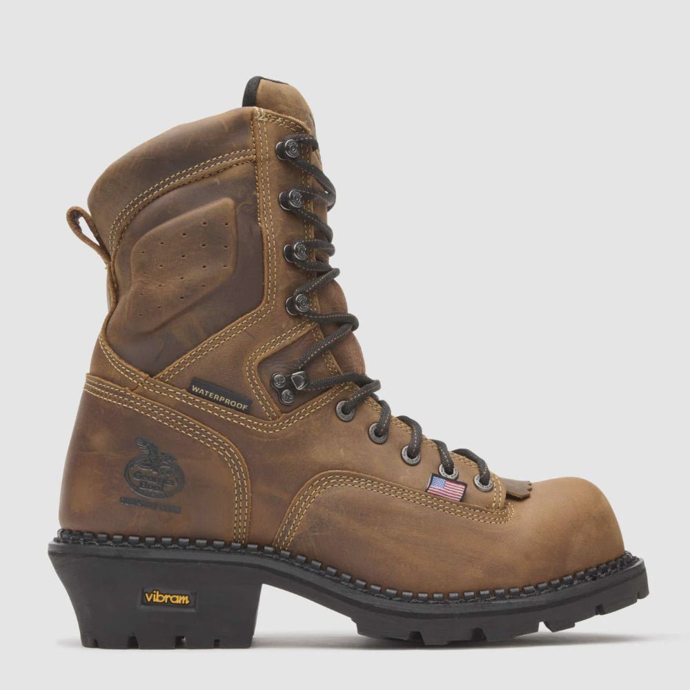 USA Logger Composite Toe Waterproof Work Boot