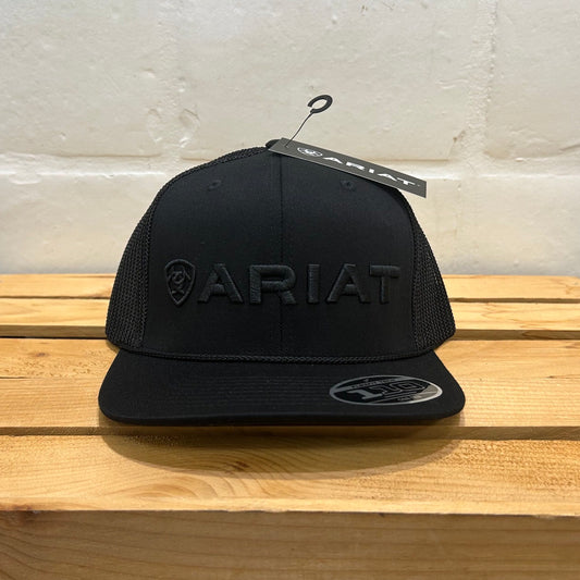 Ariat Logo Black Snapback Cap