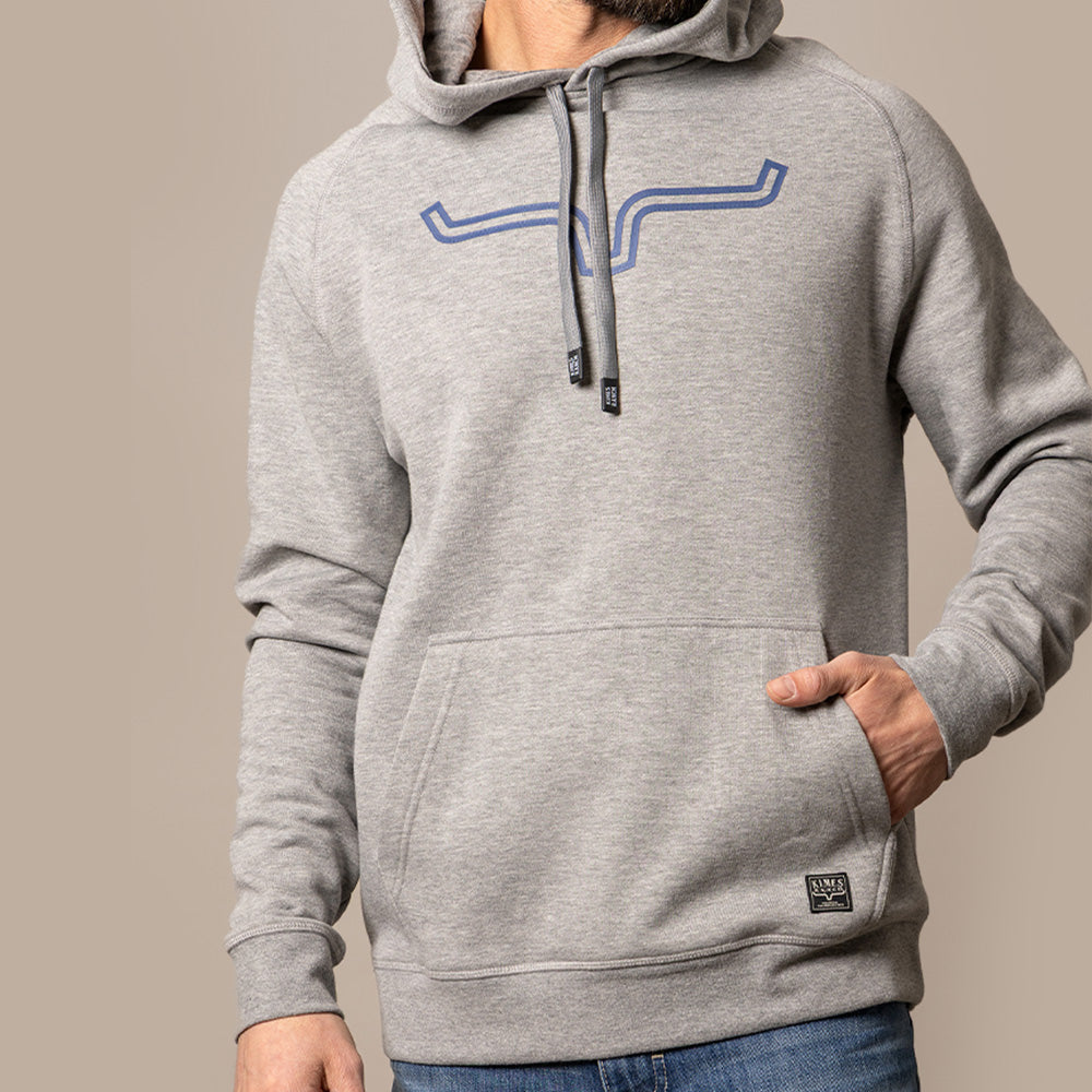 Outlier Hoodie Grey and Blue