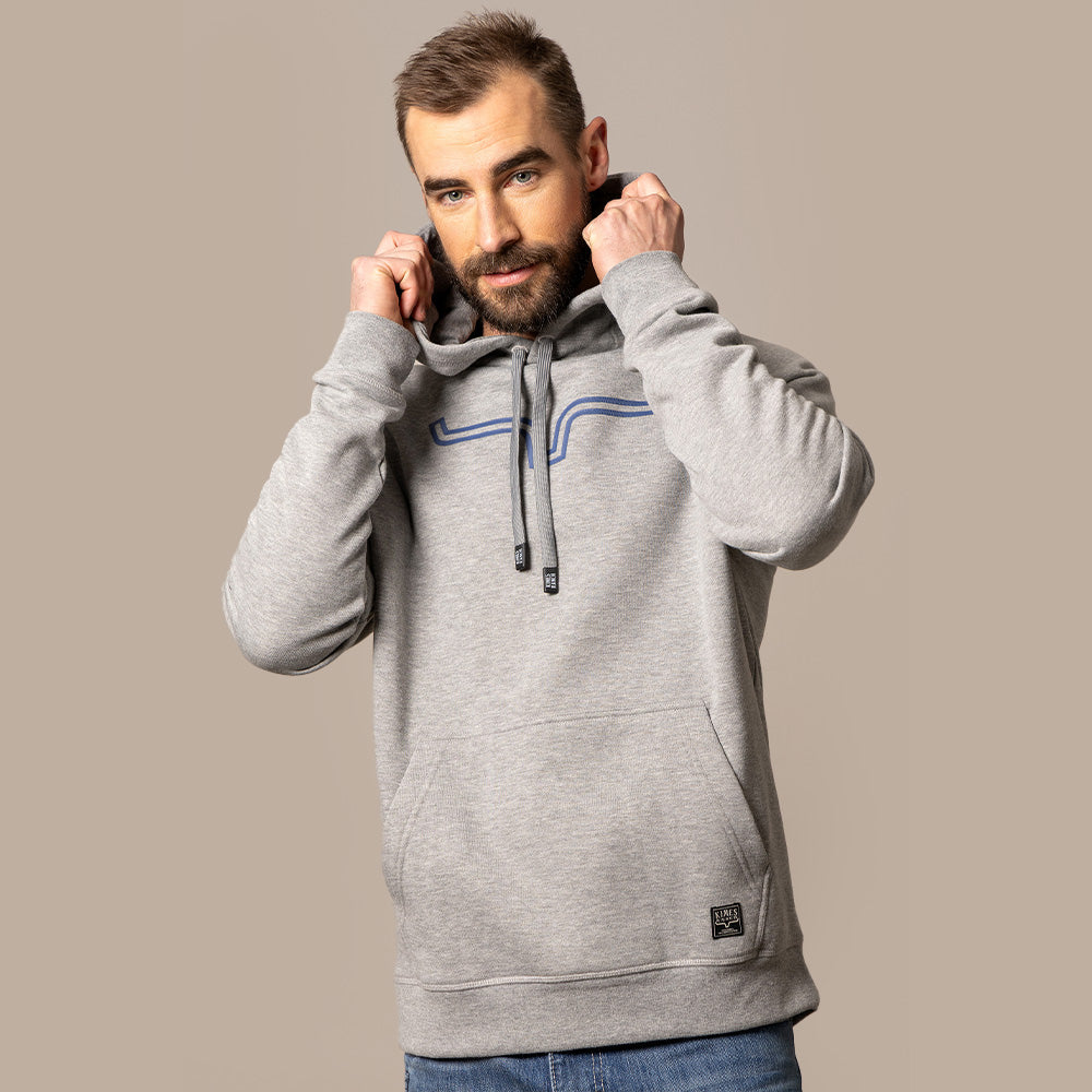 Outlier Hoodie Grey and Blue