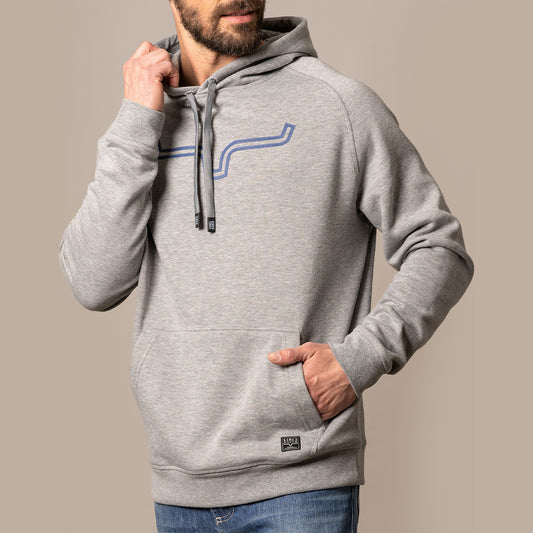 Outlier Hoodie Grey and Blue