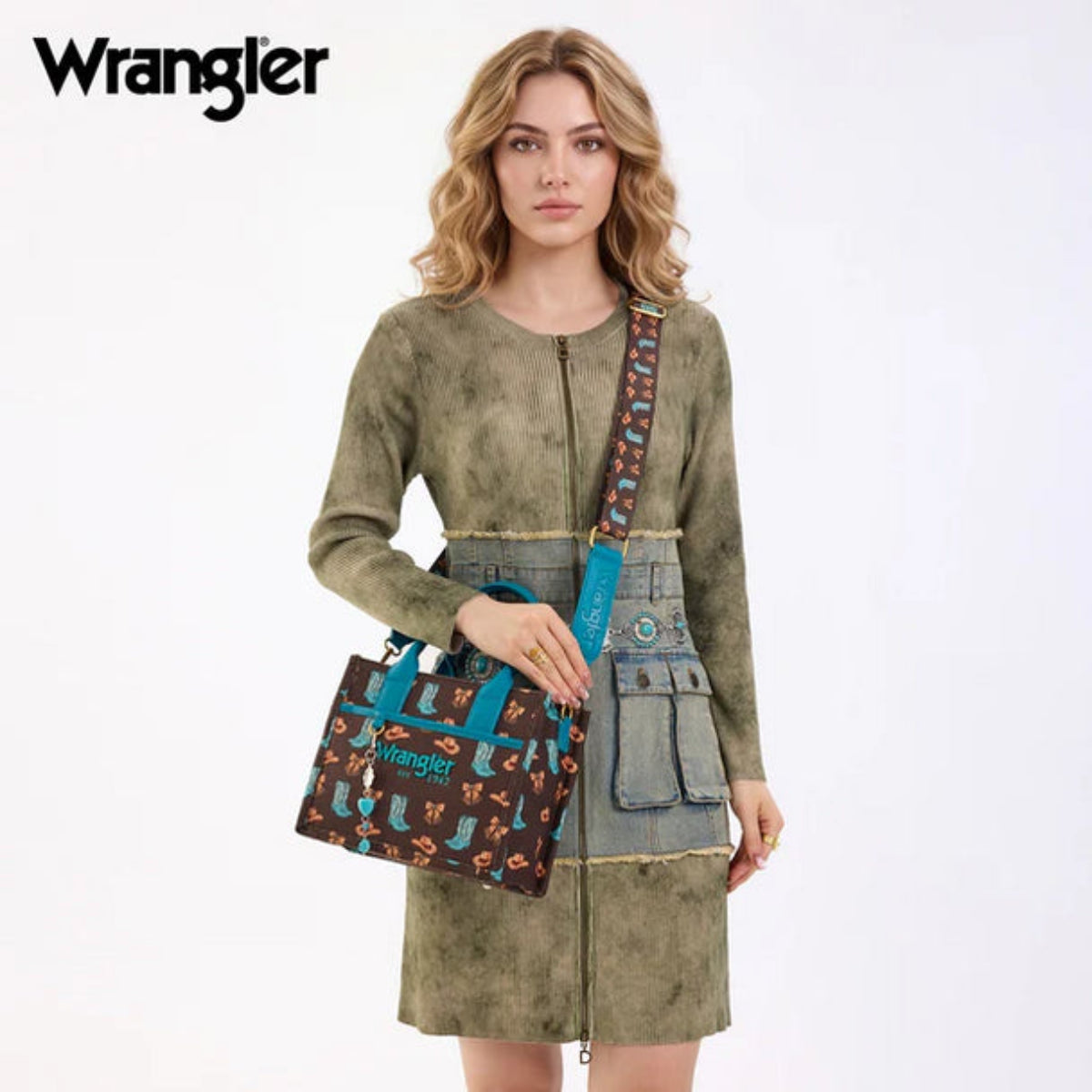 WG524-8120 Wrangler Rodeo Icons Canvas Coffee