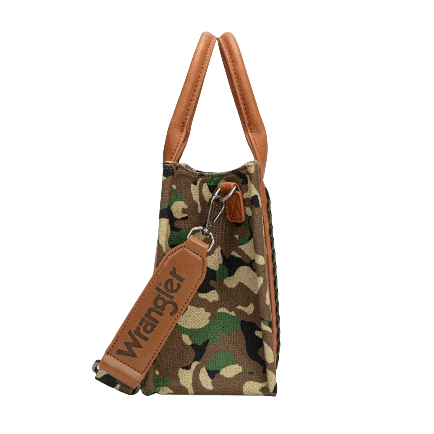 WG286-8120SGN Green Camo Print Crossbody Tote