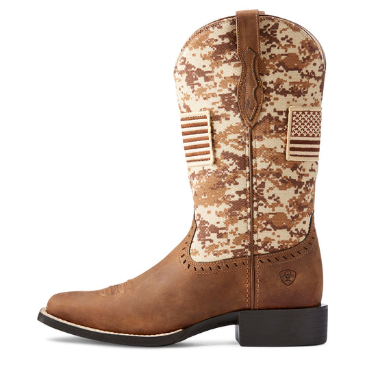 Round Up Patriot Western Boots