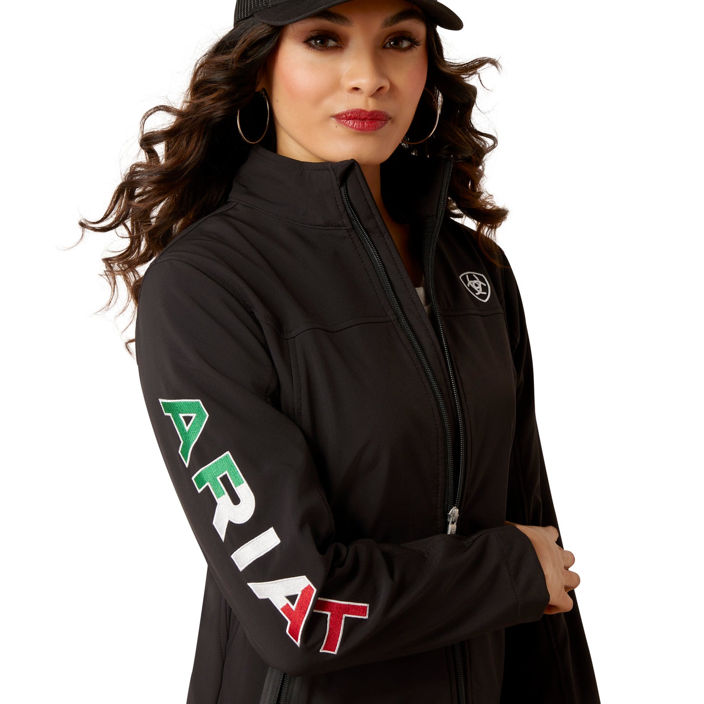 Team Softshell MEXICO Black Jacket