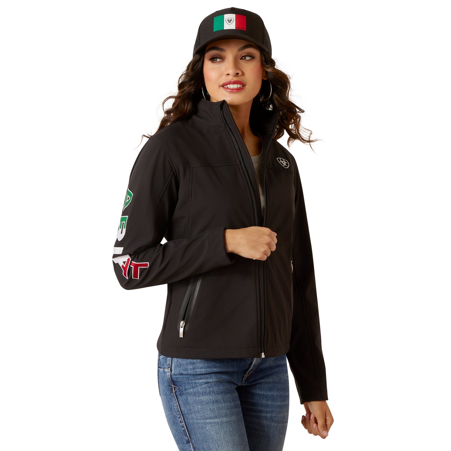 Team Softshell MEXICO Black Jacket