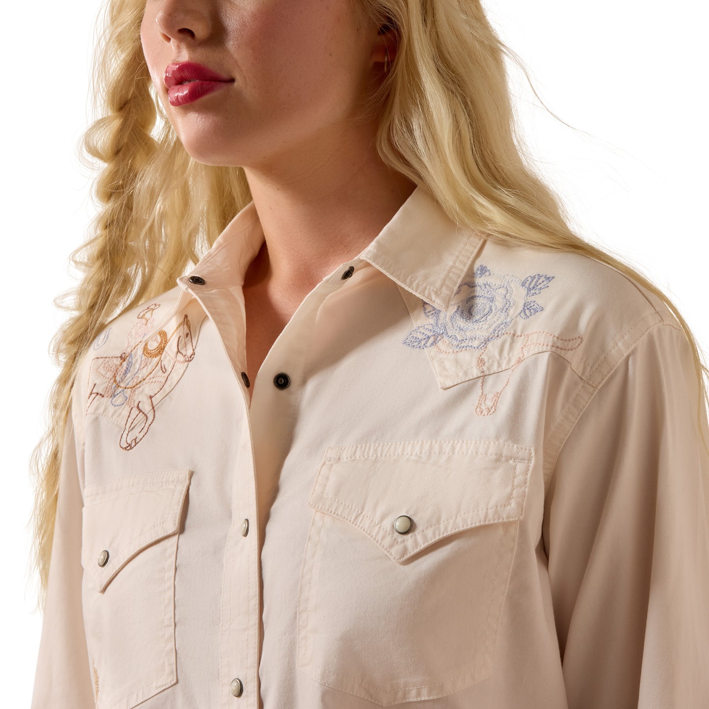 Ashville Embroidered Snap Shirt 10073666