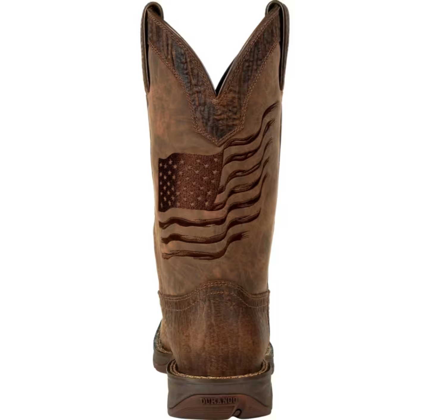 Rebel™ Brown Flag Embroidery Work Boot