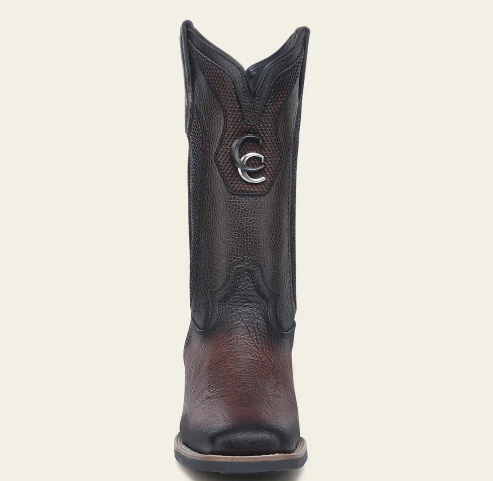 American Bison Embroidery Square Toe