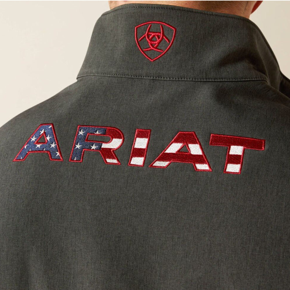 Logo Softshell Vest Charcoal