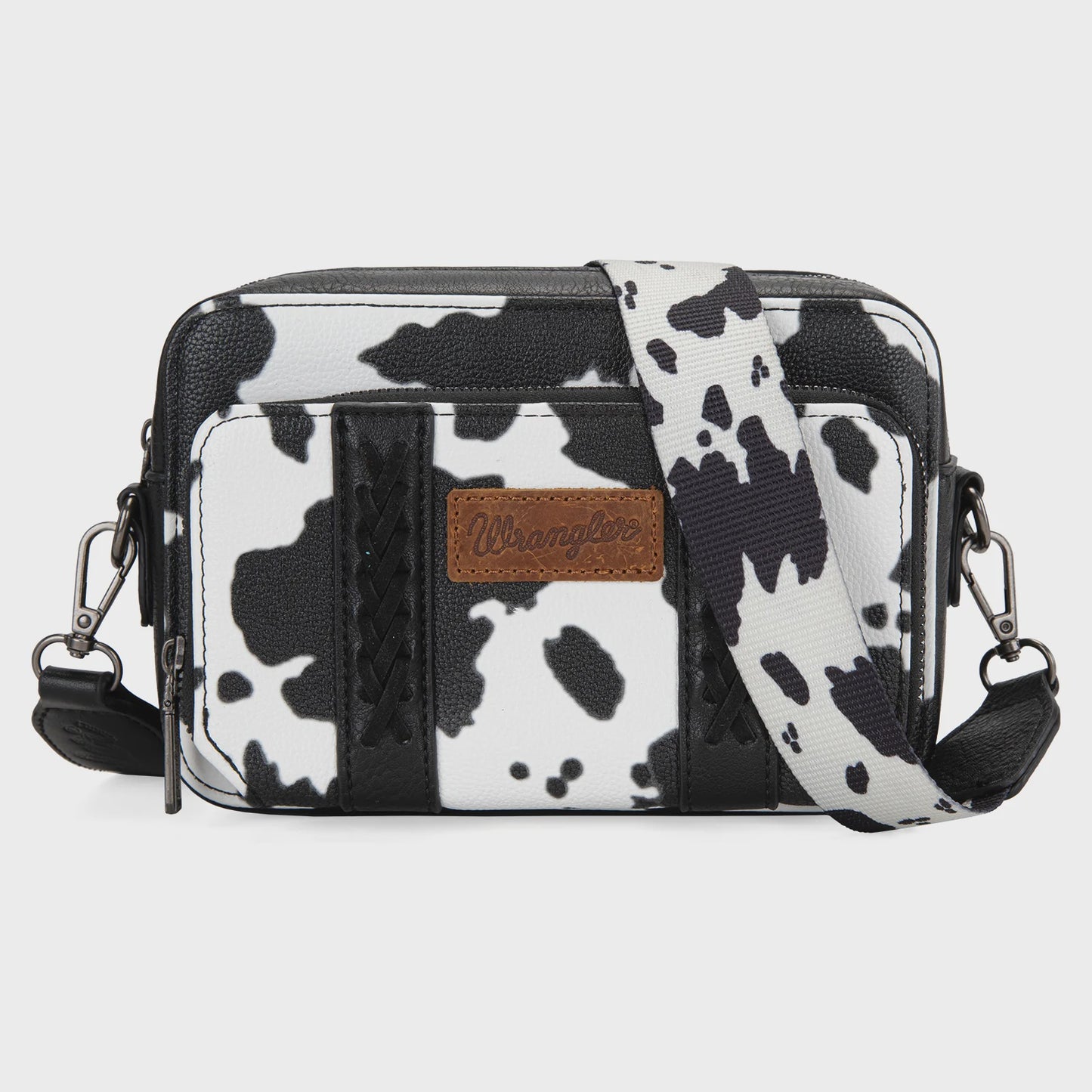 Cow Print Crossbody Purse Wallet
