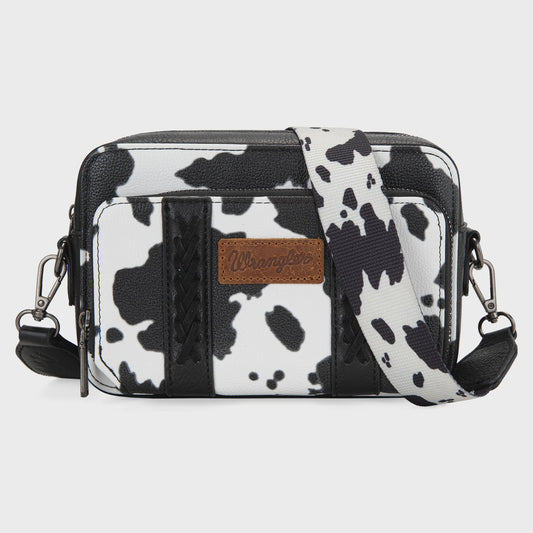 Cow Print Crossbody Purse Wallet