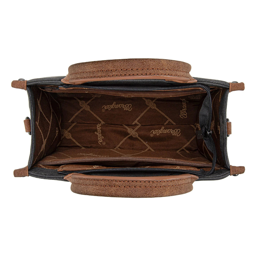 Buckle Tote Crossbody Black