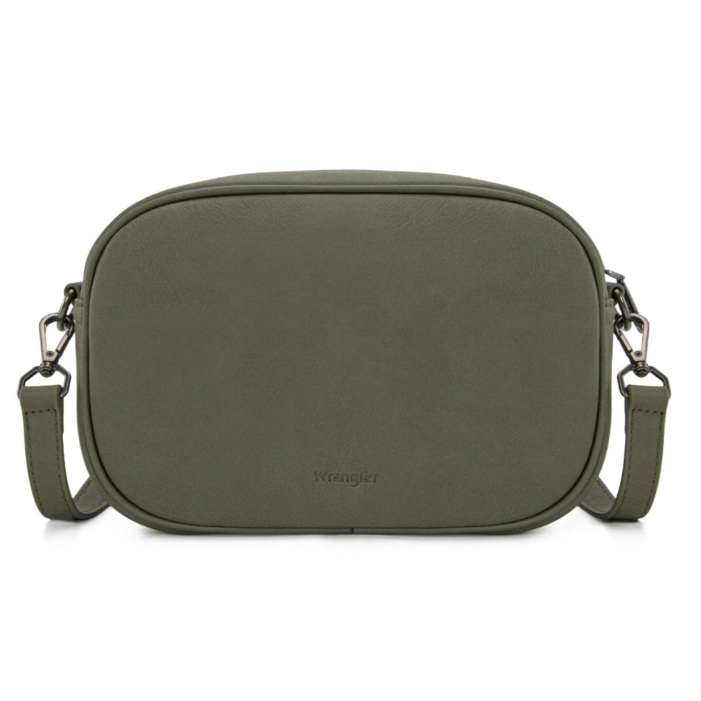 Sherpa Aztec Canvas Crossbody Green