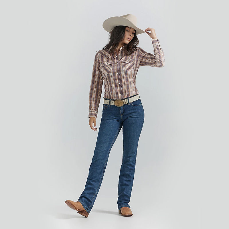 Riding Jean Q-Baby Mid-Rise Bootcut