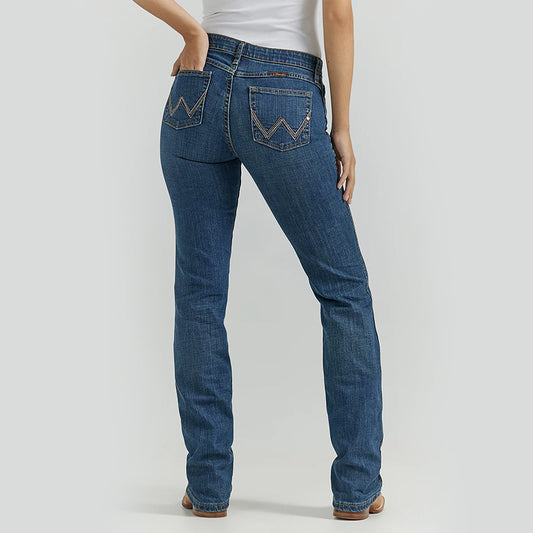Riding Jean Q-Baby Mid-Rise Bootcut