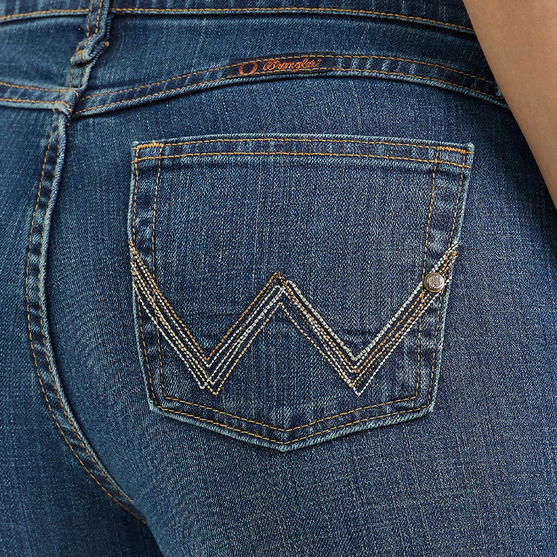 Riding Jean Q-Baby Mid-Rise Bootcut