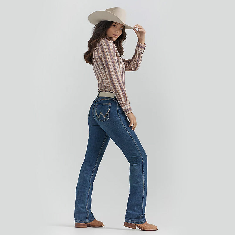 Riding Jean Q-Baby Mid-Rise Bootcut