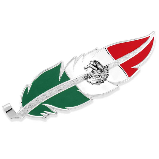 Mexico Flag Hat Feather | HF5458MX