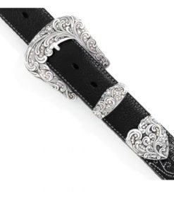 Kaitlyn Black Crystal Belt | C50493