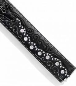 Kaitlyn Black Crystal Belt | C50493