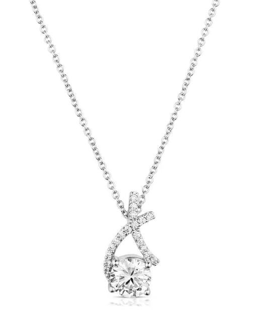 Hugs & Kisses Crystal Necklace | NC5960