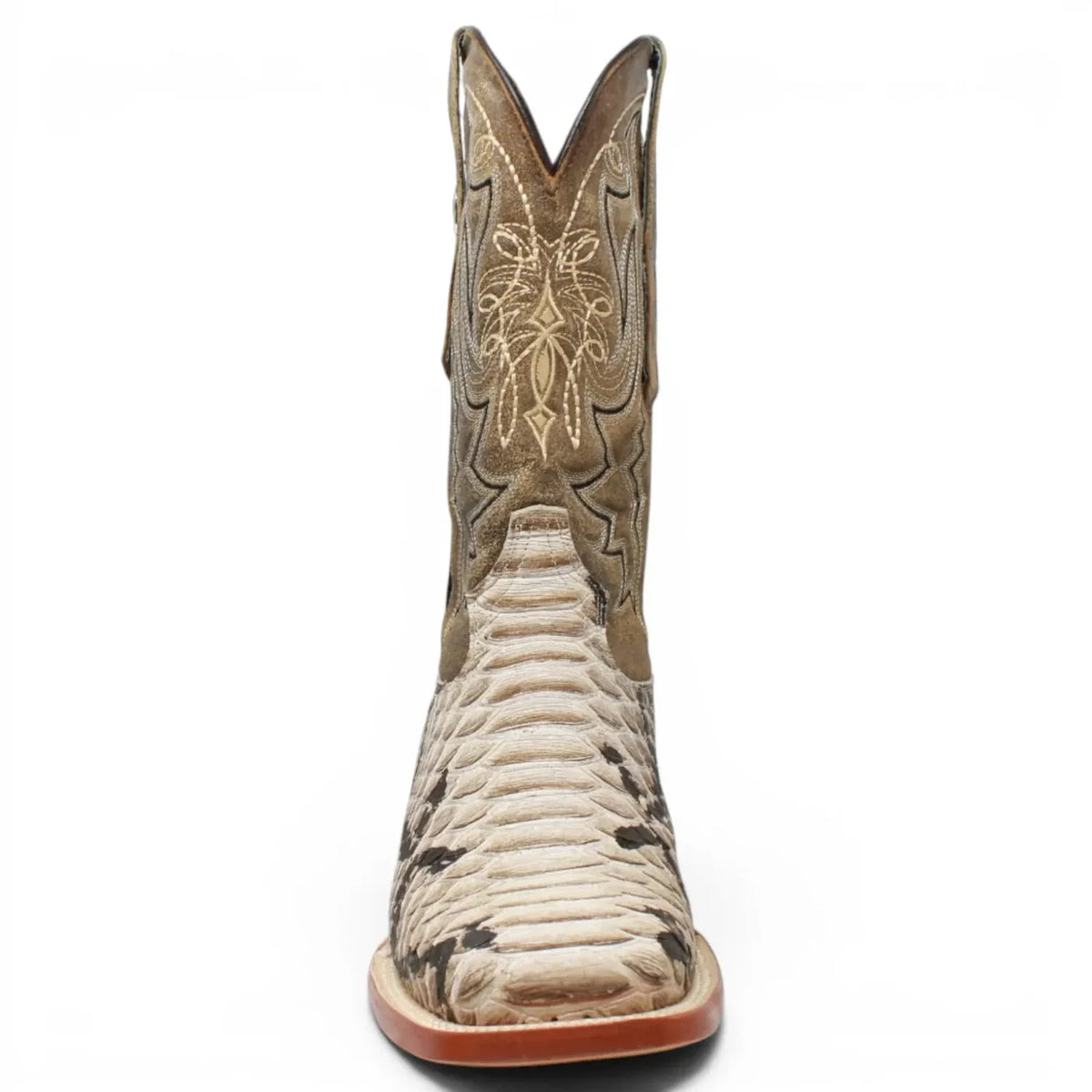 TM201601 Python Print Square Toe Boots