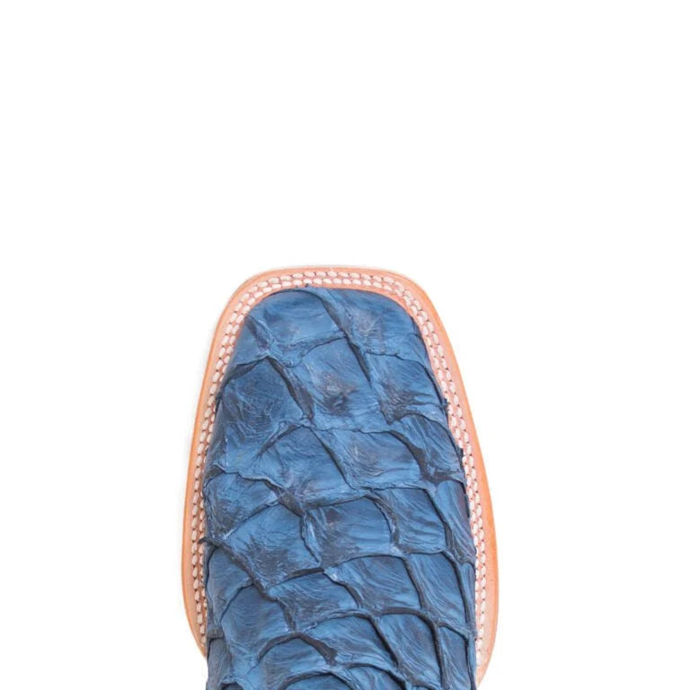 Monster Fish Matte Sky Blue Cowboy Boots