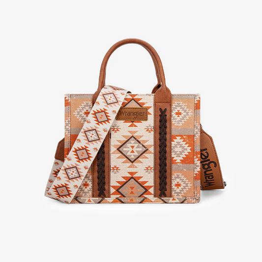 Aztec Pattern Dual Sided Print Tote Bag